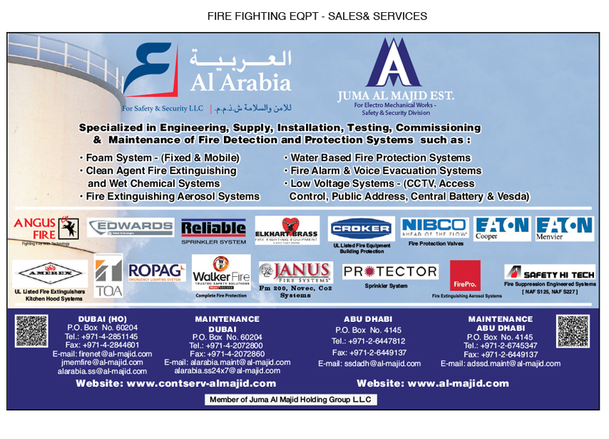 Al Arabia For Safety & Security LLC - P.O.Box 60204, Dubai, United Arab ...